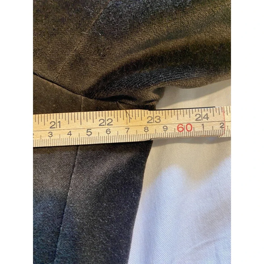 EXPRESS Mens Sz 44 Brown Velvet Two Button Blazer Jacket VTG